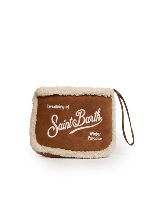 Pochette Aline effetto shearling Marrone Mc2 Saint Barth | ALI003300486I